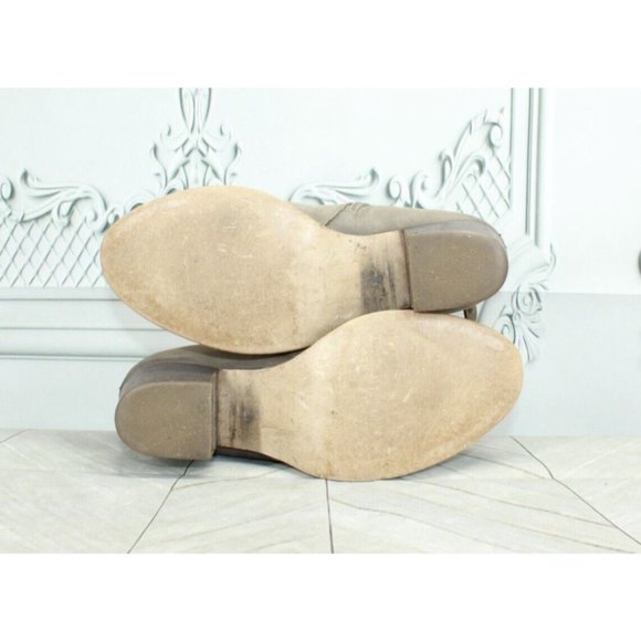 BLONDO Nivada Brown Leather Waterproof Heeled Ankle Boots Size 9 - Picture 10 of 12